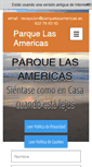 Mobile Screenshot of hotelparquedelasamericas.com